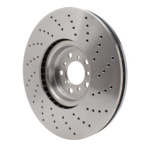 BMW X5 Brake Rotor (1) - Left Front - R1 Concepts - Plain - `15-`19